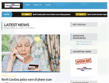 Tablet Screenshot of carolinanewswire.com